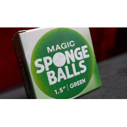 Magic Sponge Balls 4PK GREEN 1.5" by Murphy's Magic