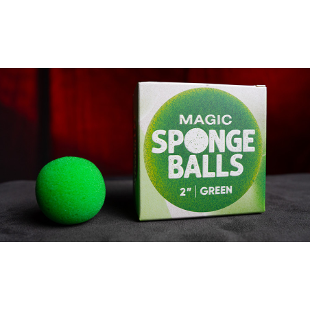 Magic Sponge Balls 4PK GREEN 2" by Murphy's Magic