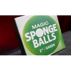 Magic Sponge Balls 4PK GREEN 2" by Murphy's Magic