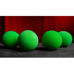Magic Sponge Balls 4PK GREEN 3" by Murphy's Magic