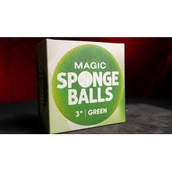 Magic Sponge Balls 4PK GREEN 3" by Murphy's Magic