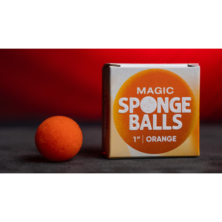 Magic Sponge Balls 4PK ORANGE 1" by Murphy's Magic