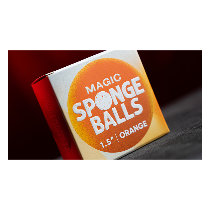 Magic Sponge Balls 4PK ORANGE 1.5" by Murphy's Magic