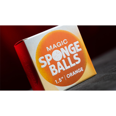 Magic Sponge Balls 4PK ORANGE 1.5" by Murphy's Magic