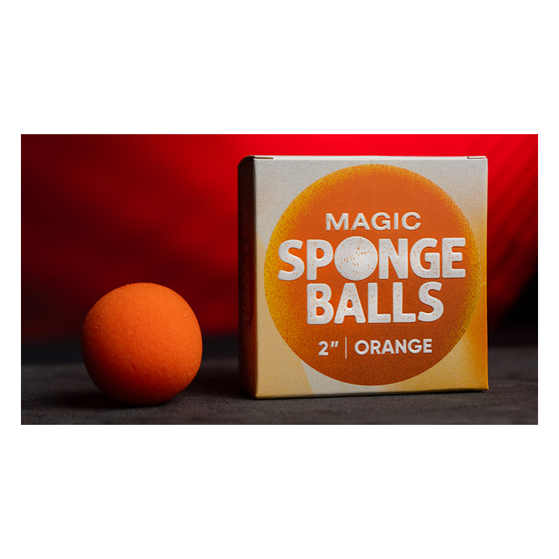 Magic Sponge Balls 4PK ORANGE 2" by Murphy's Magic