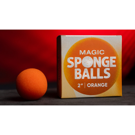 Magic Sponge Balls 4PK ORANGE 2" by Murphy's Magic