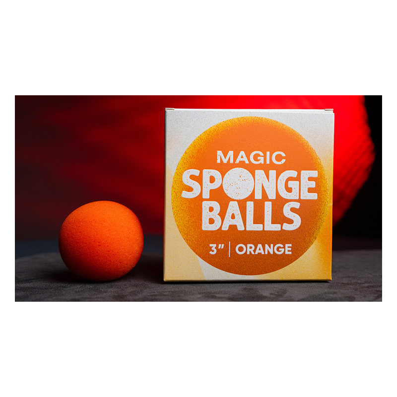Magic Sponge Balls 4PK ORANGE 3" by Murphy's Magic