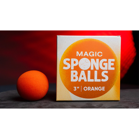 Magic Sponge Balls 4PK ORANGE 3" by Murphy's Magic
