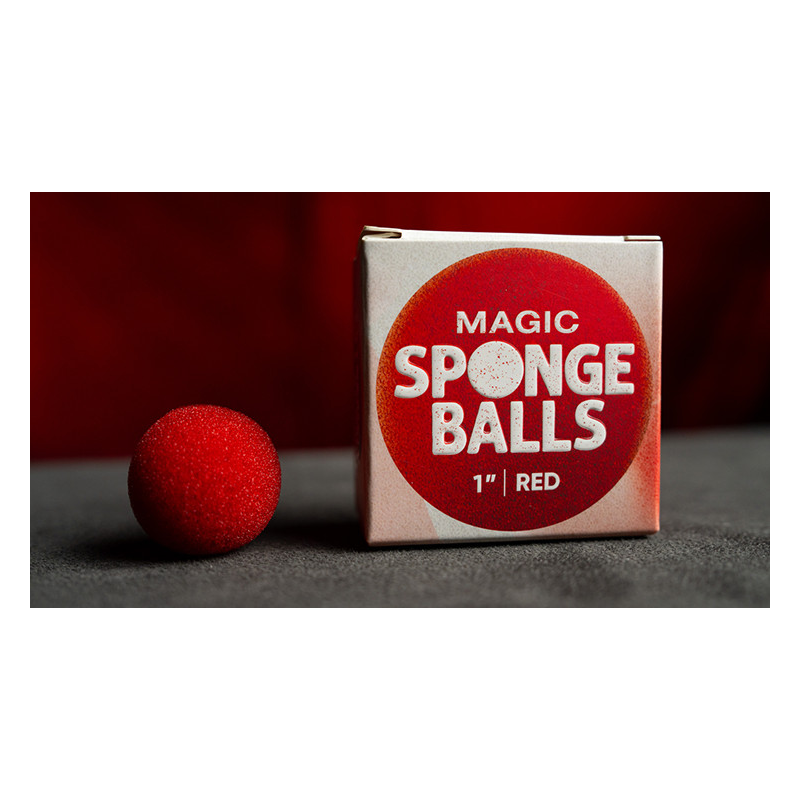 Magic Sponge Balls 4PK RED 1" by Murphy's Magic