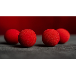 Magic Sponge Balls 4PK RED 1" by Murphy's Magic