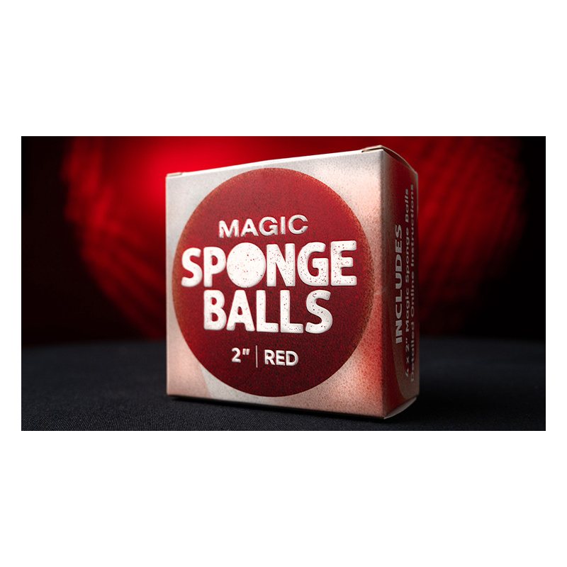 Magic Sponge Balls 4PK RED 2" by Murphy's Magic