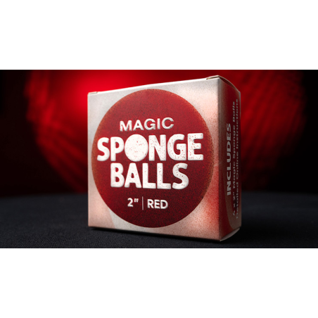 Magic Sponge Balls 4PK RED 2" by Murphy's Magic
