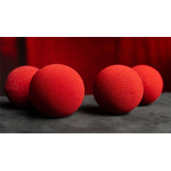 Magic Sponge Balls 4PK RED 2" by Murphy's Magic