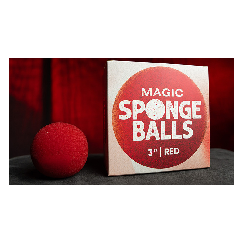 Magic Sponge Balls 4PK RED 3" by Murphy's Magic