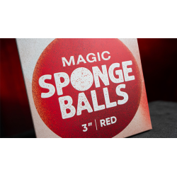 Magic Sponge Balls 4PK RED 3" by Murphy's Magic