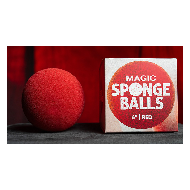 Magic Sponge Balls 1PK RED 6" by Murphy's Magic