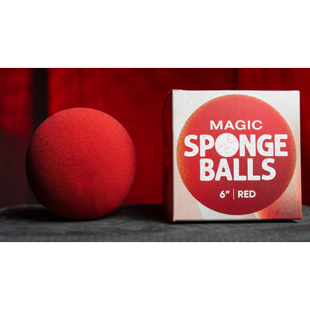 Magic Sponge Balls 1PK RED 6" by Murphy's Magic