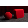 Magic Sponge Ball to Square JUMBO RED by Murphy's Magic