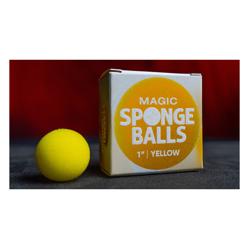 Magic Sponge Balls 4PK YELLOW 1" by Murphy's Magic
