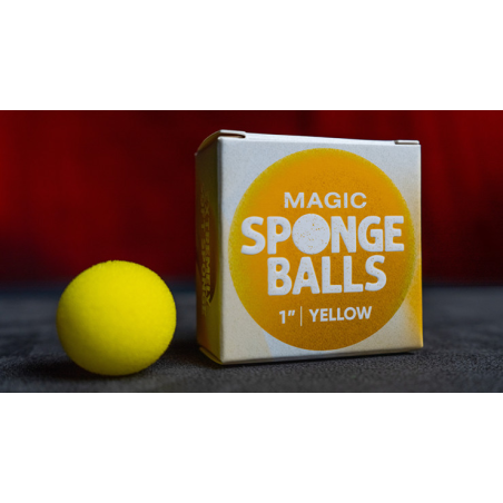 Magic Sponge Balls 4PK YELLOW 1" by Murphy's Magic