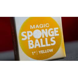 Magic Sponge Balls 4PK YELLOW 1" by Murphy's Magic
