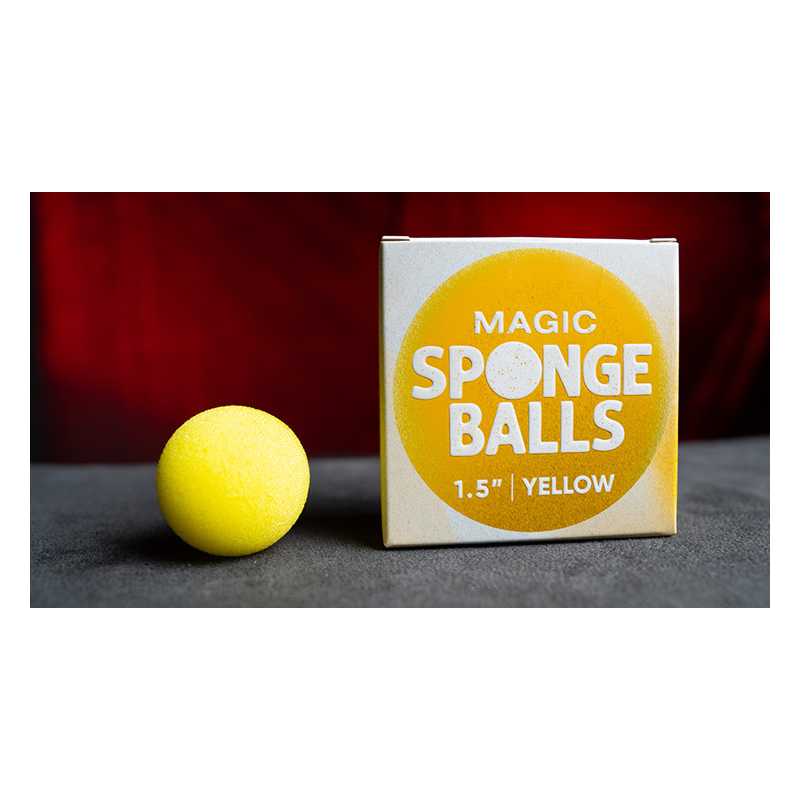 Magic Sponge Balls 4PK YELLOW 1.5" by Murphy's Magic