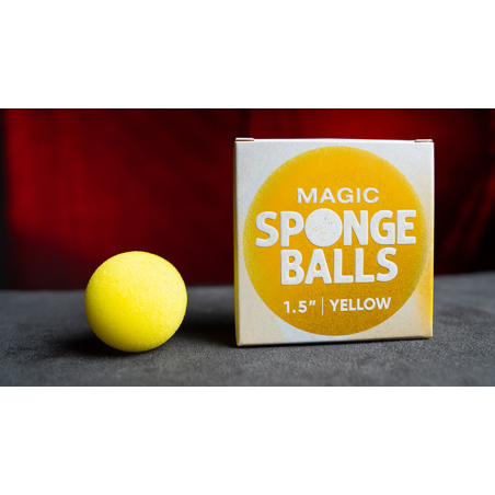 Magic Sponge Balls 4PK YELLOW 1.5" by Murphy's Magic