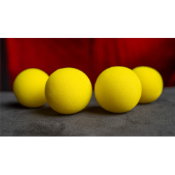 Magic Sponge Balls 4PK YELLOW 1.5" by Murphy's Magic