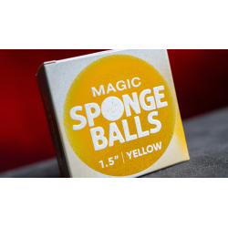 Magic Sponge Balls 4PK YELLOW 1.5" by Murphy's Magic