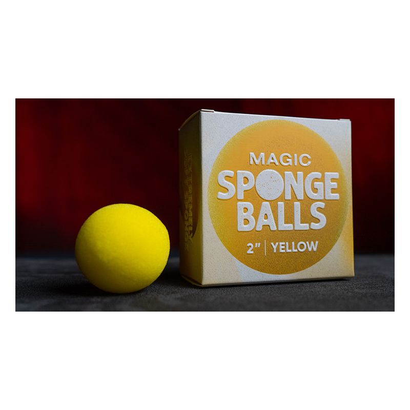 Magic Sponge Balls 4PK YELLOW 2" by Murphy's Magic