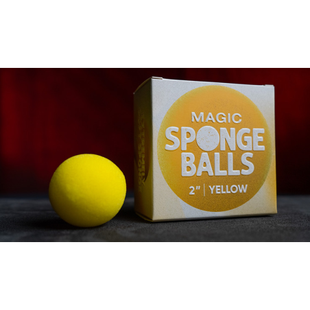 Magic Sponge Balls 4PK YELLOW 2" by Murphy's Magic