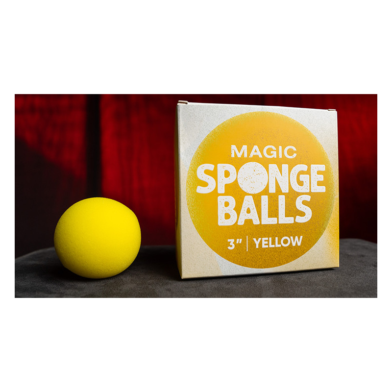 Magic Sponge Balls 4PK YELLOW 3" by Murphy's Magic