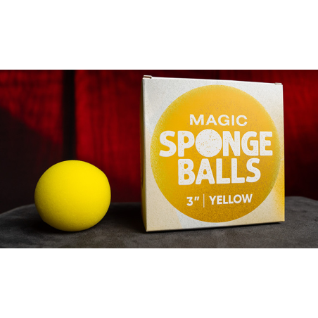 Magic Sponge Balls 4PK YELLOW 3" by Murphy's Magic