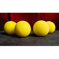 Magic Sponge Balls 4PK YELLOW 3" by Murphy's Magic