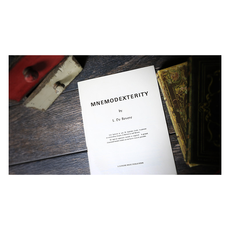 Mnemodexterity by L. De Bevere - Book