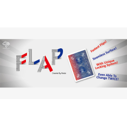 Modern Flap Card Double Sided (KS to QH / BLUE to RED) by Hondo