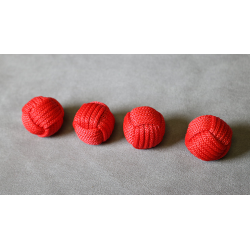 Monkey Fist Cups and Balls (4 Balls) by Leo Smetsters - Trick