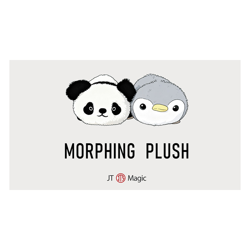 Morphing Plush (Panda to Penguin Grey) by Jackie Zhao and JT Magic