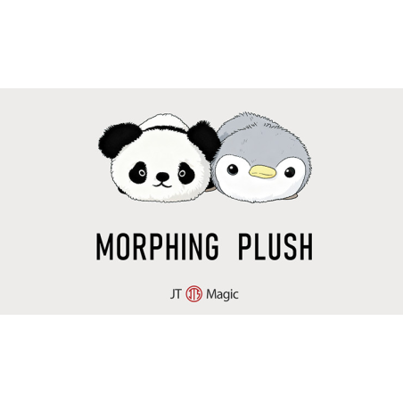 Morphing Plush (Panda to Penguin Grey) by Jackie Zhao and JT Magic