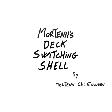 Mortenn's Deck Switching Shell (Blue) by Mortenn Christiansen and CrazyJokers