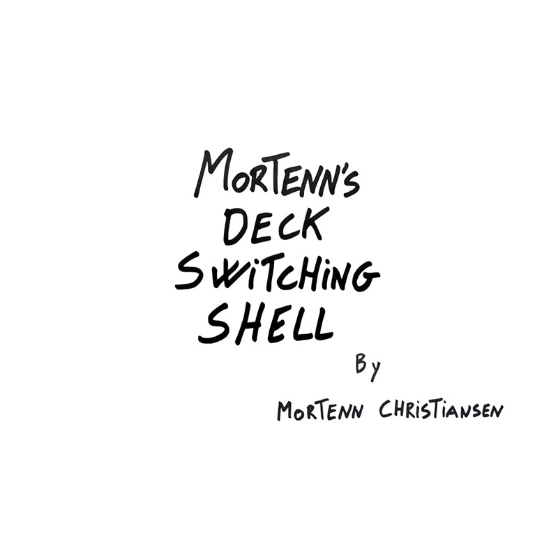Mortenn's Deck Switching Shell (Red) by Mortenn Christiansen and CrazyJokers