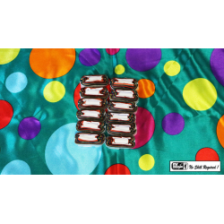 Mouth Coils 25 ft./12 ct. (Rainbow) by Premium Magic - Trick