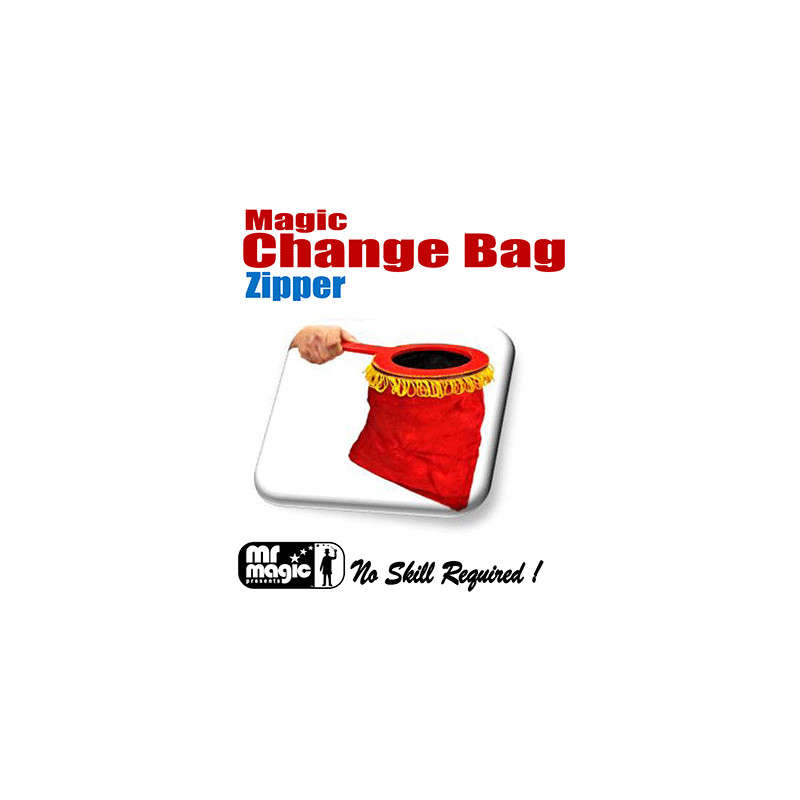 Magic Change Bag (Zipper)- by Mr. Magic