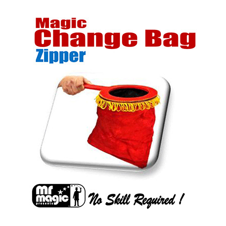 Magic Change Bag (Zipper)- by Mr. Magic