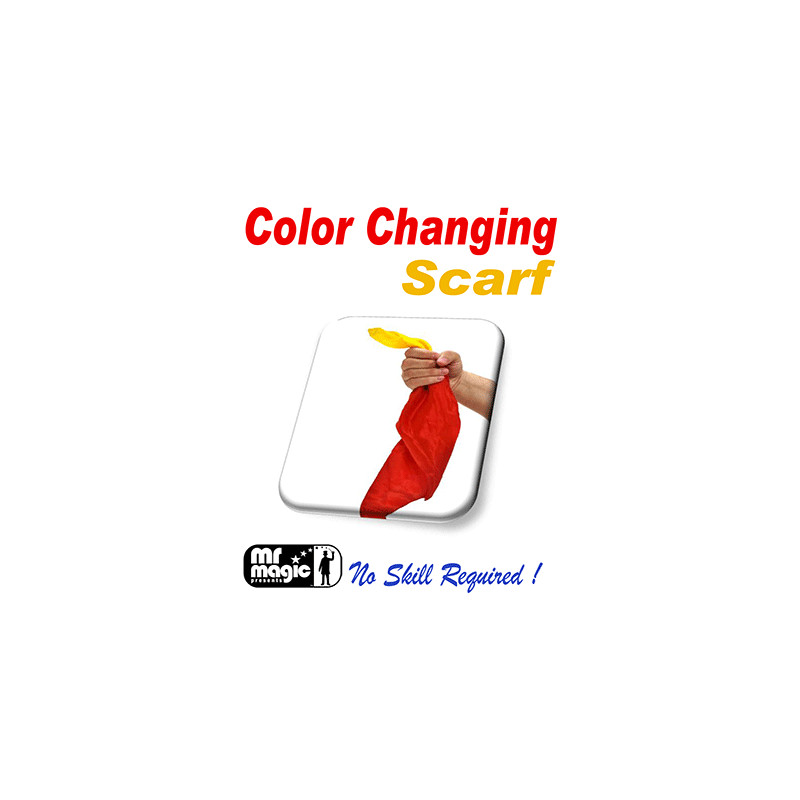 Color Changing Silk Scarf by Mr. Magic - Trick