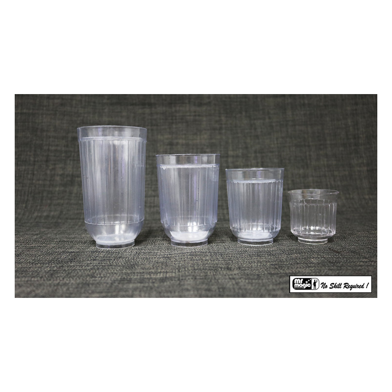 Diminishing Milk Glasses (multum in Parvo) by Mr. Magic