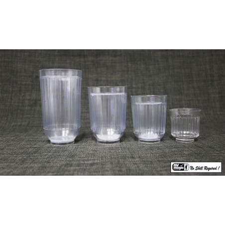 Diminishing Milk Glasses (multum in Parvo) by Mr. Magic
