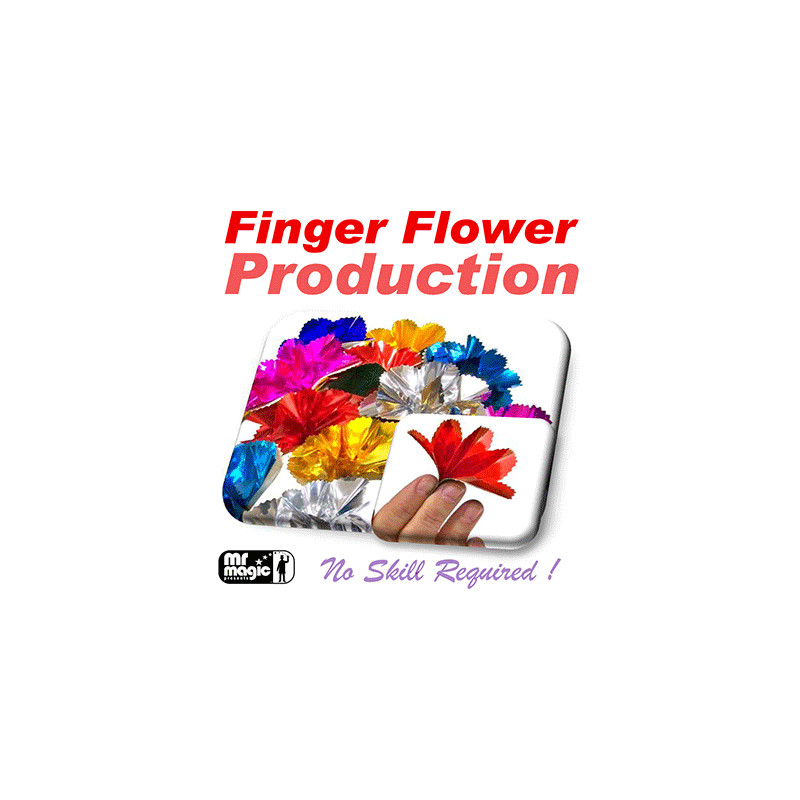 Finger Flower Production (Set of 16) by Mr. Magic - Trick
