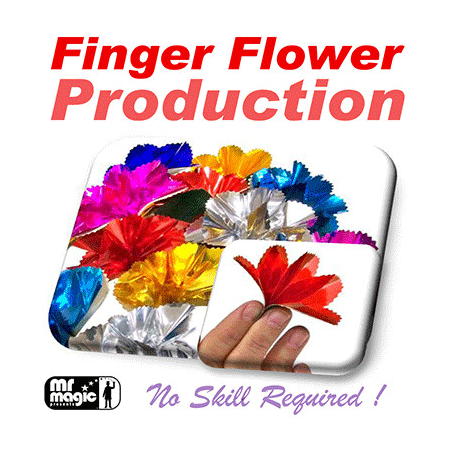 Finger Flower Production (Set of 16) by Mr. Magic - Trick