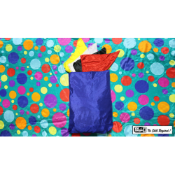 Bag to Happy Birthday Silk (36 inch x 36 inch) by Mr. Magic - Trick